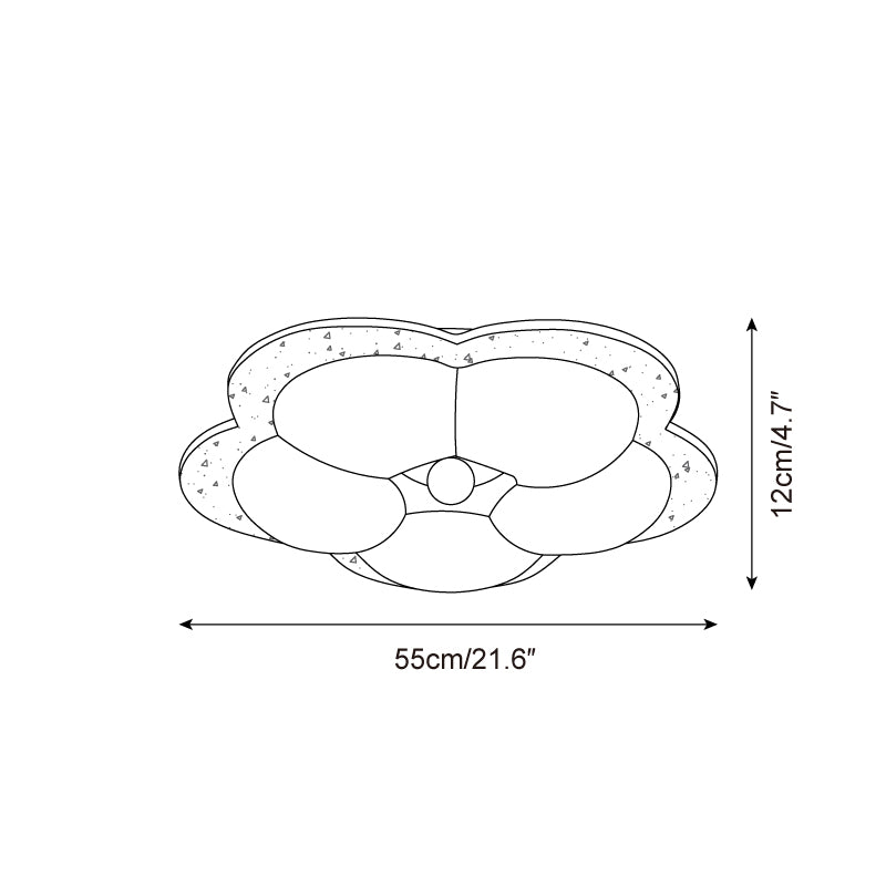 Lumi Flower Ceiling Light | Esilora
