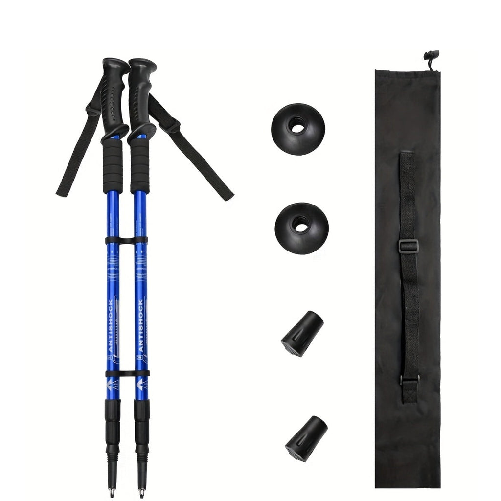 Adjustable Aluminum Trekking Poles Set