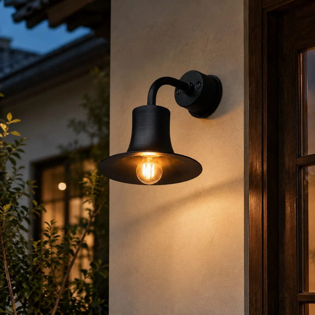 Japanese Wabi-Sabi Brass Wall Sconce | Esilora