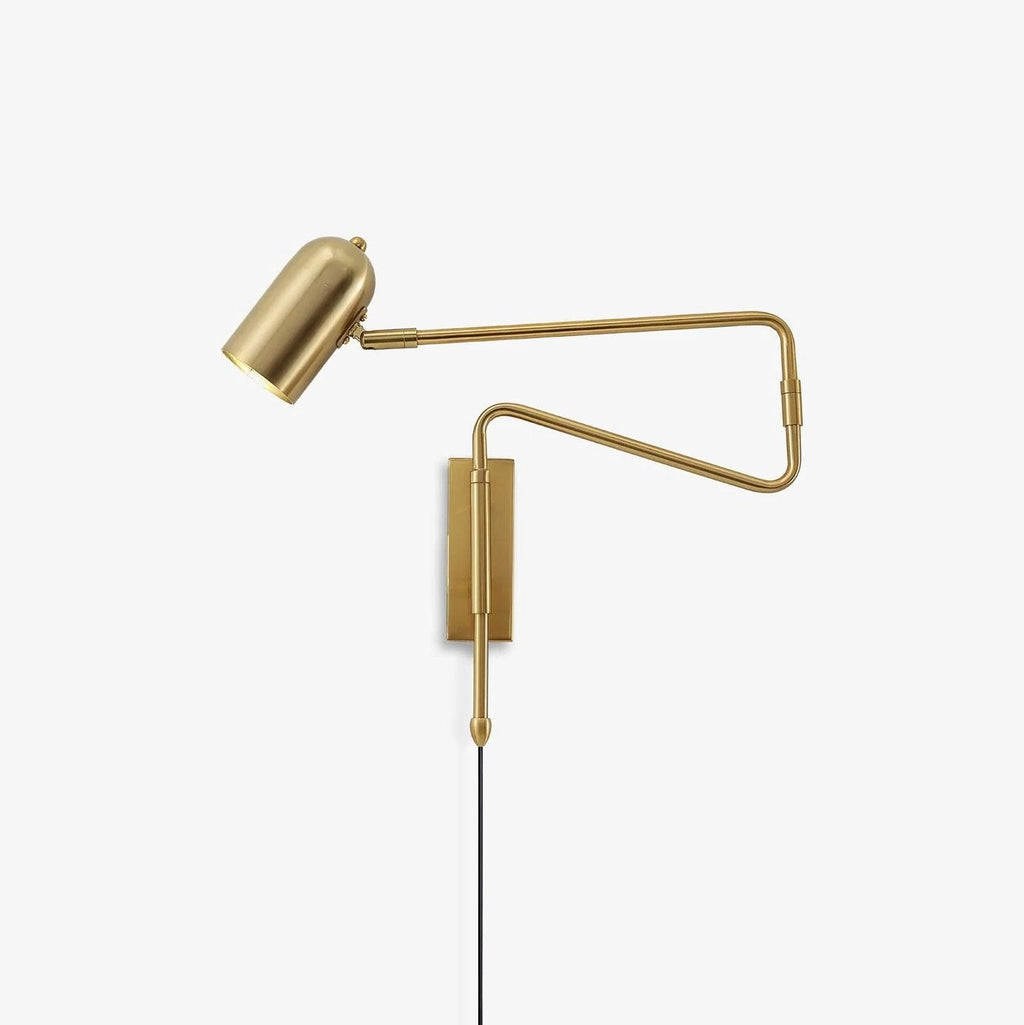 Adjustable Arm Plug In Wall Lamp | Esilora