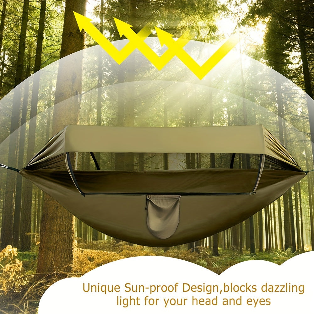 Hamaca para exterior con mosquitera y protección solar - Esilora