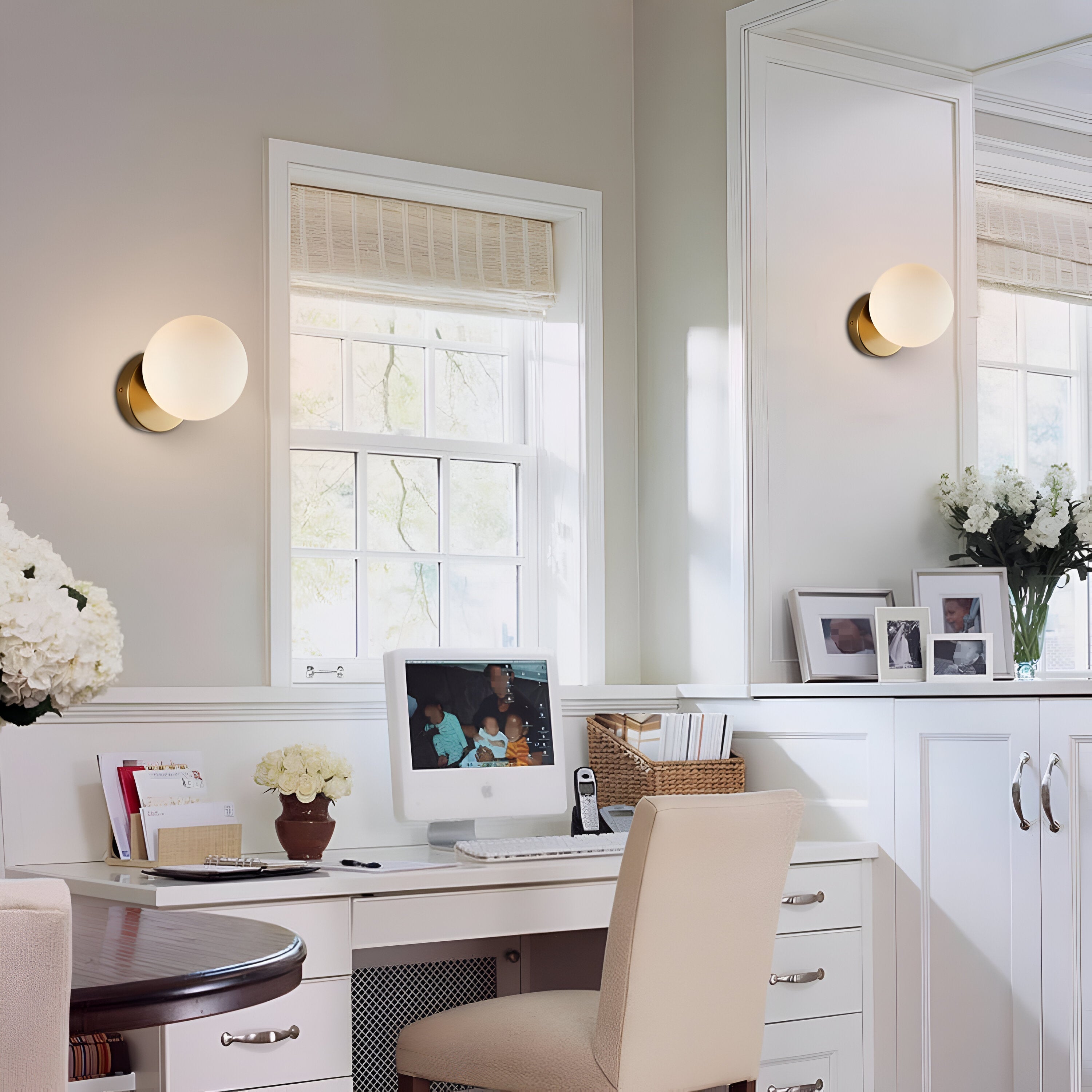 Arianne Nordic Glass Shade Wall Light | Esilora