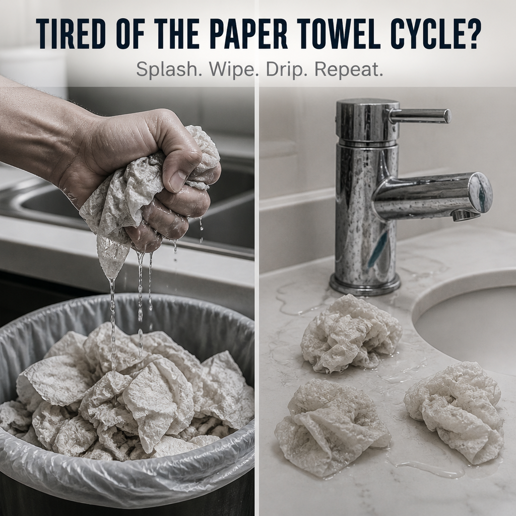 SwiftMop — Wipe Counters, Sinks & Bathroom Splashes Spotless in Seconds - Esilora