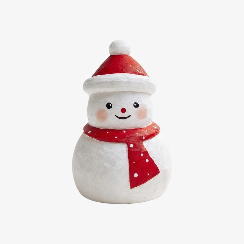 Handmade Wooden Christmas Character Ornaments for Shelf and Table Decor | Esilora