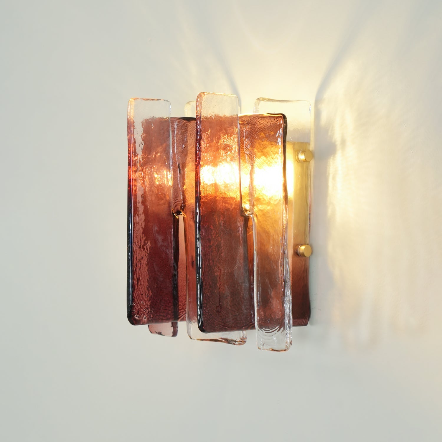 Verdura Architectural Wall Mounted Lamp with Glass Panel Design | Esilora