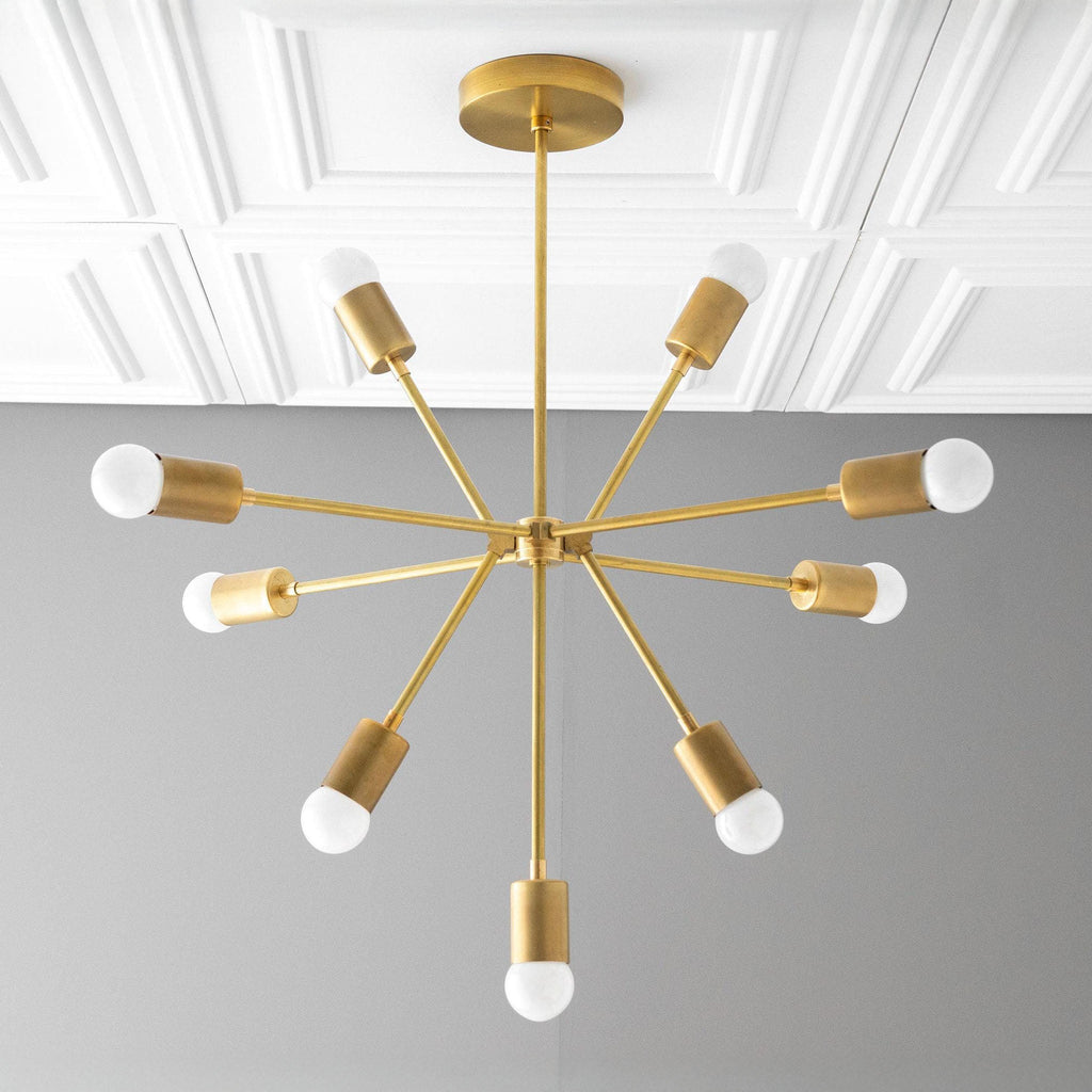 Mobilux Line Moderner Kronleuchter - Mid Century Deckenleuchte | Esilora