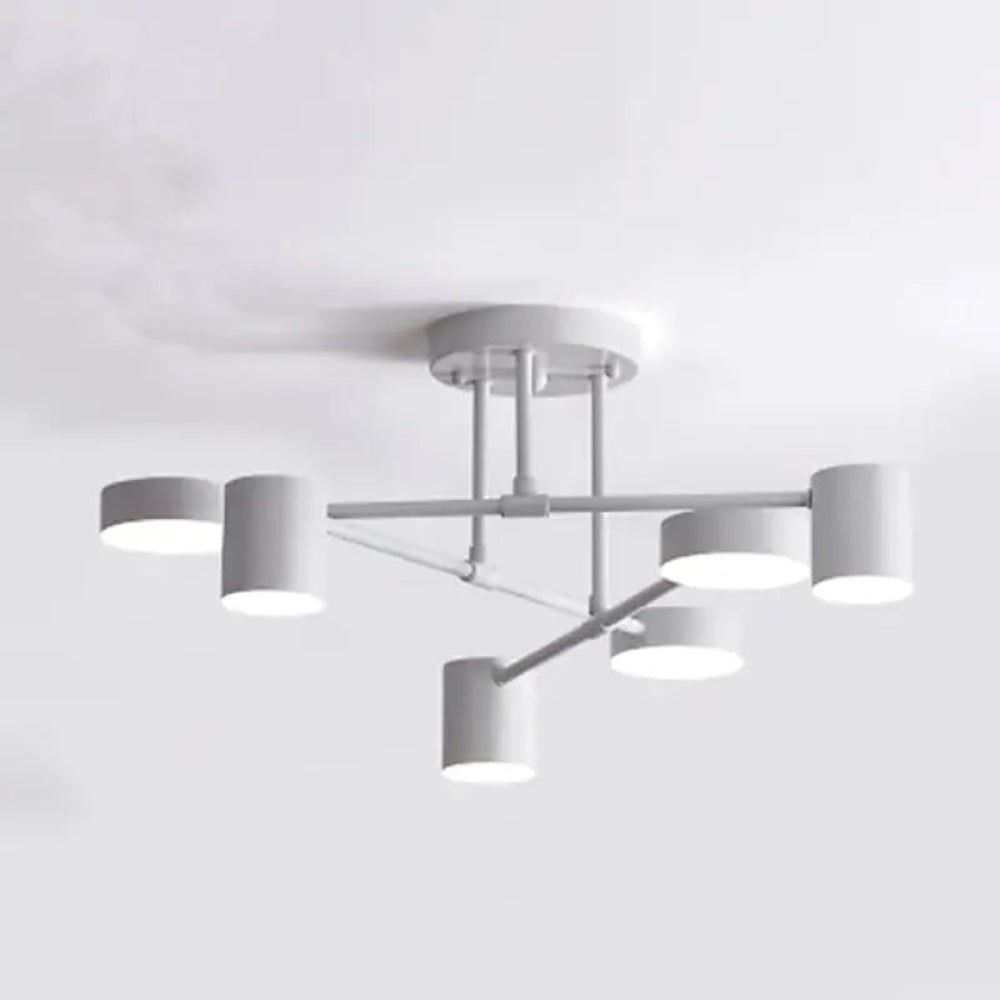 Plafonieră modernă — Cinci brațe reglabile, design elegant