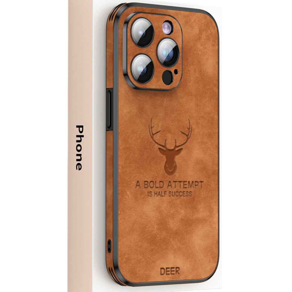 Slim Shockproof Smartphone Case in Genuine Leather – Stylish Protection - Esilora