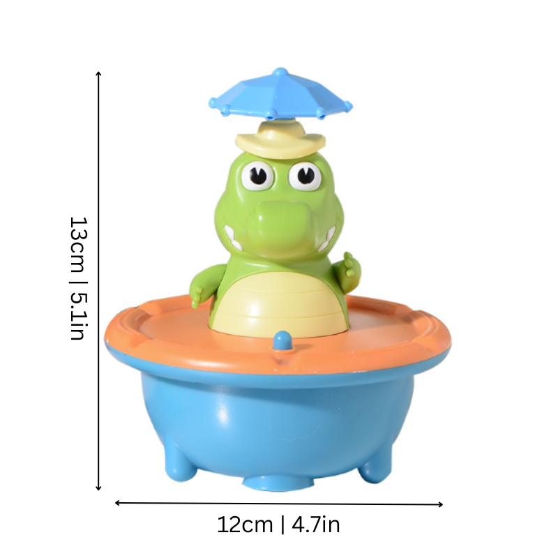 Light Up Floating Crocodile Bath Toy