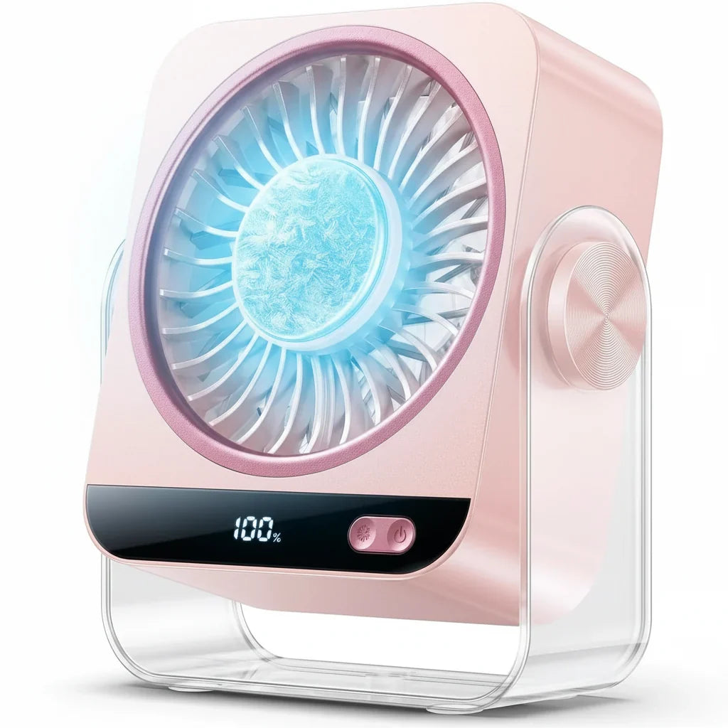Portable USB Mini Table Fan — Cordless Battery Powered Cooling