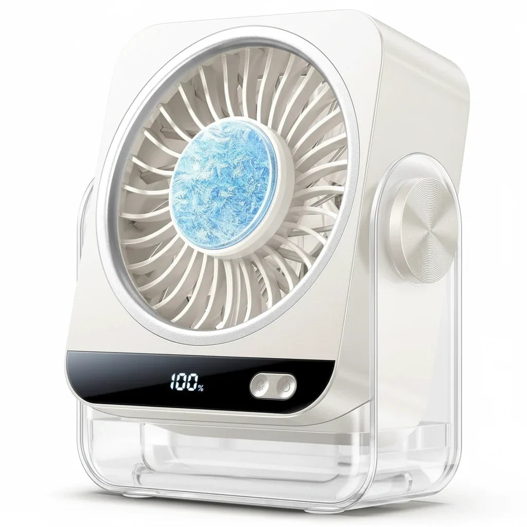 Portable USB Mini Table Fan — Cordless Battery Powered Cooling