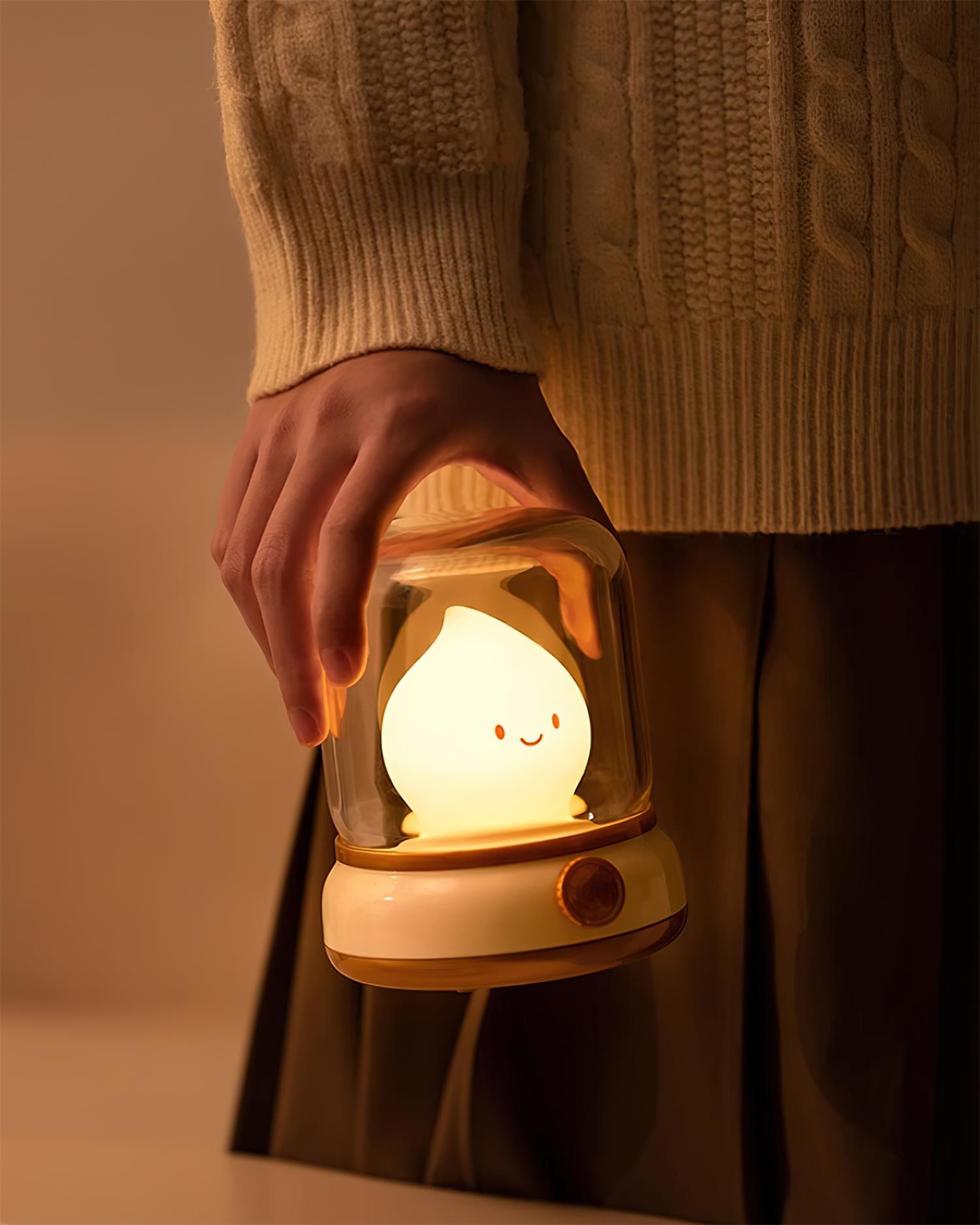 مصباح Flame LED الليلي الصغير | Esilora