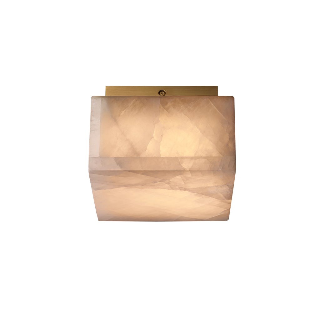 Rivage Alabaster Minimalist Ceiling Light | Esilora