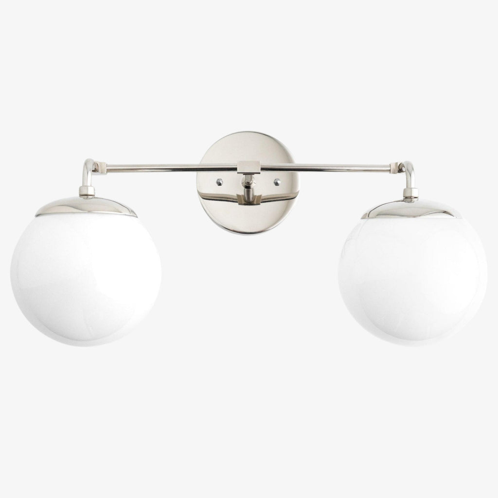 مصباح Glorica Glass الشريطي LED القابل لتعتيم الإضاءة للمرآة – وحدة إضاءة حمّام كروية بسيطة | Esilora