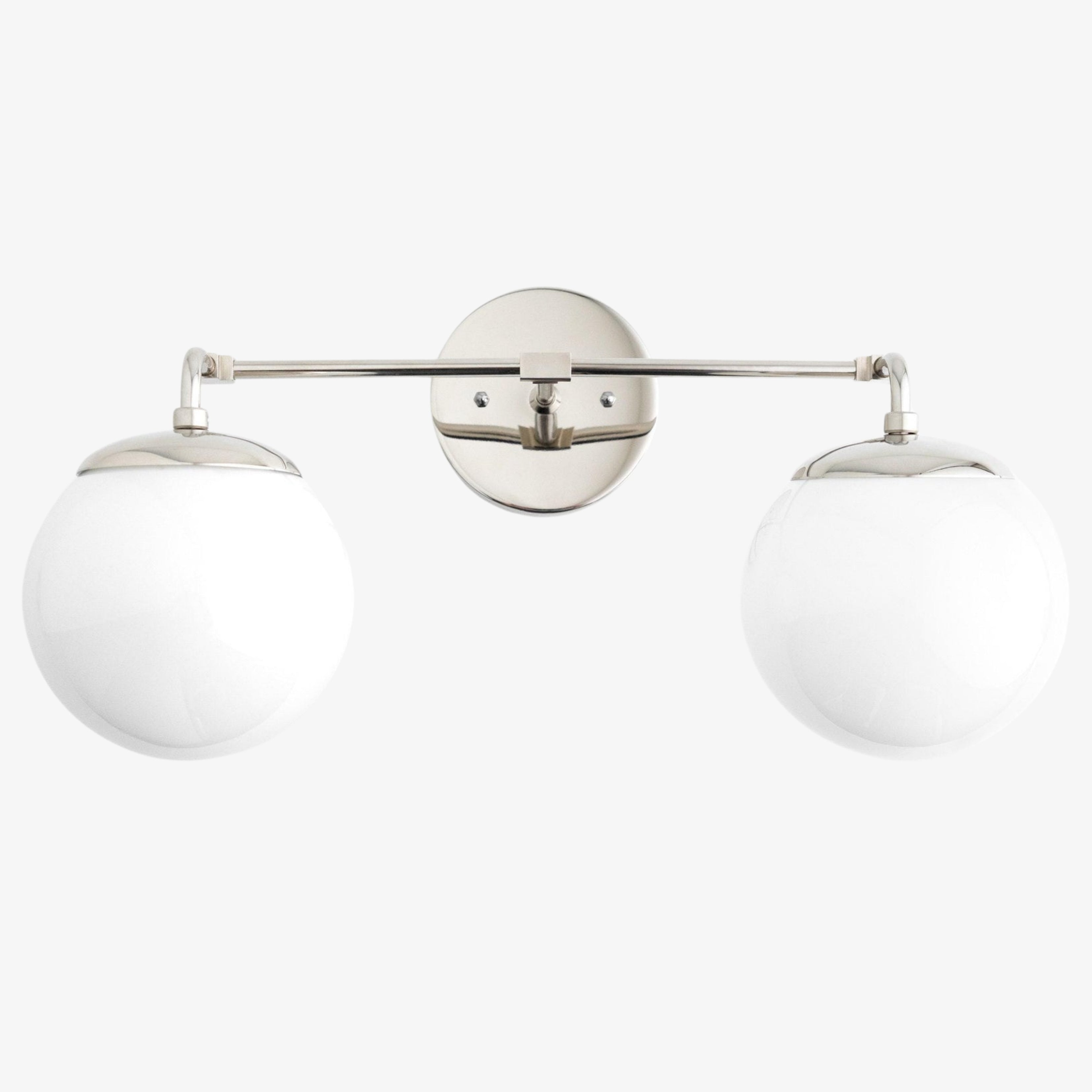 مصباح Glorica Glass الشريطي LED القابل لتعتيم الإضاءة للمرآة – وحدة إضاءة حمّام كروية بسيطة | Esilora