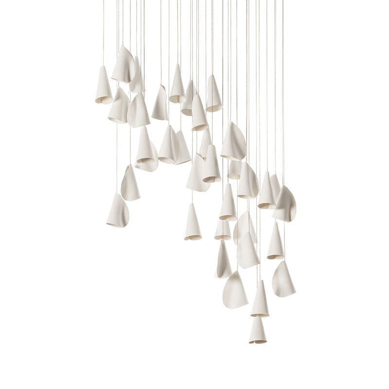 21 Thin Porcelain Pendant Lamp | Esilora