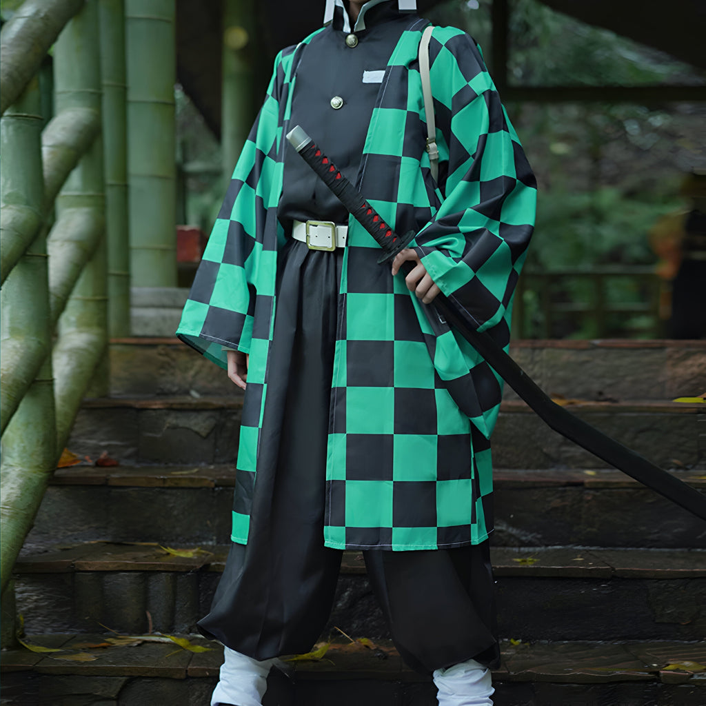 Anime cosplay kimonókészlet — poliészter jelmez