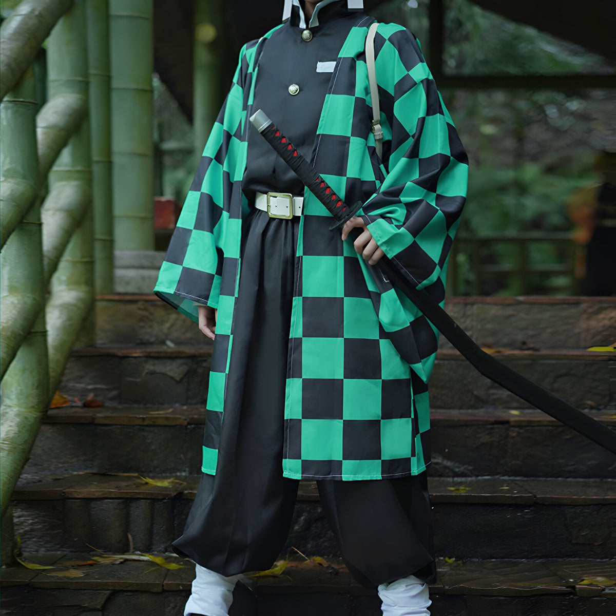 Anime cosplay kimonókészlet — poliészter jelmez