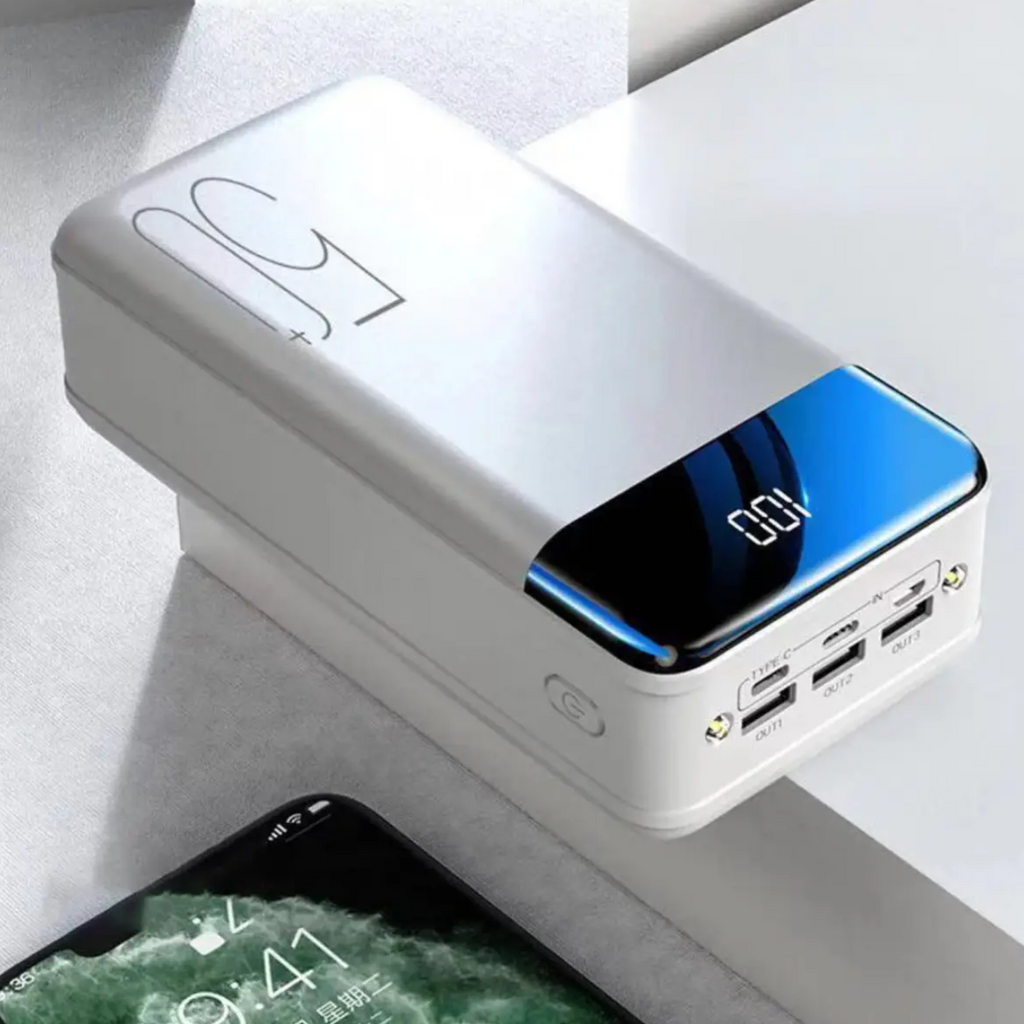 Nagy kapacitású hordozható power bank – extra tartalék telefonokhoz, táblagépekhez és laptopokhoz – Esilora