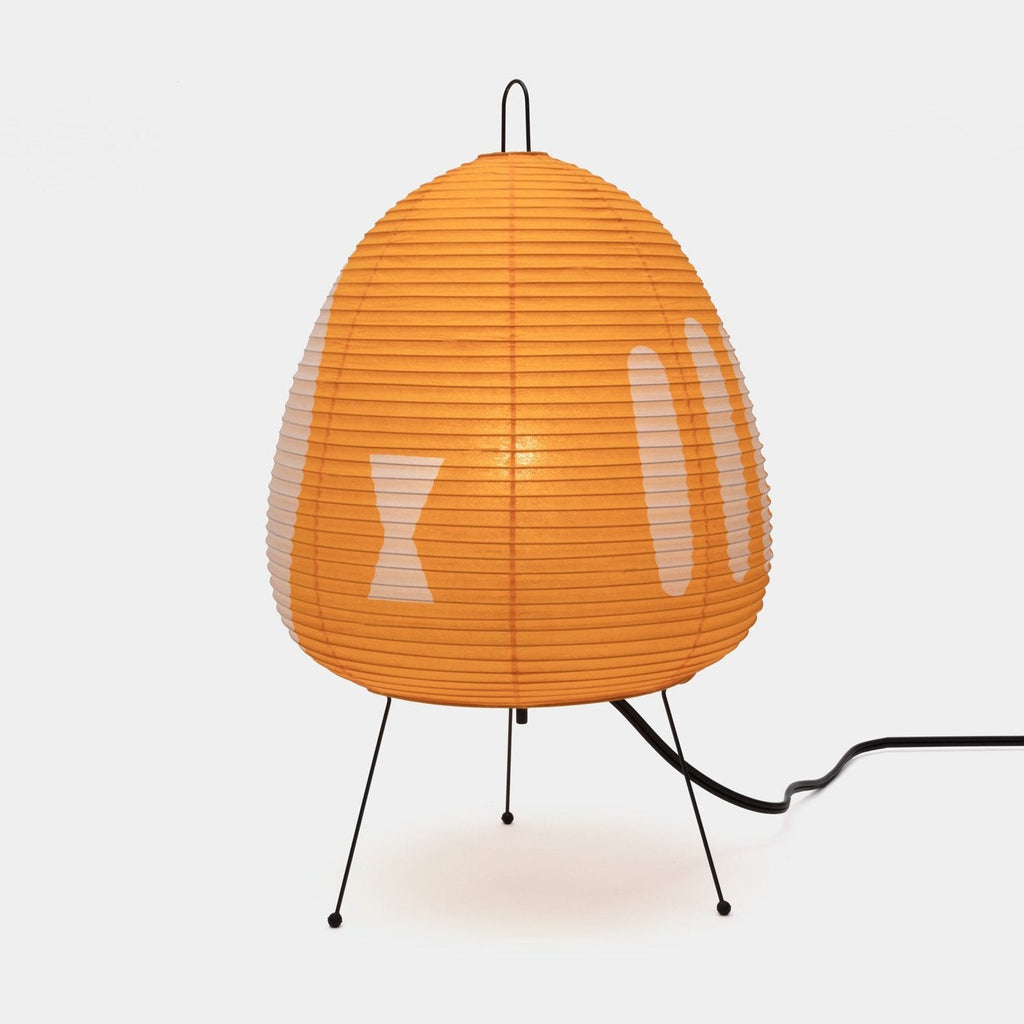 Stolní lampa z rýžového papíru — retro japonský design