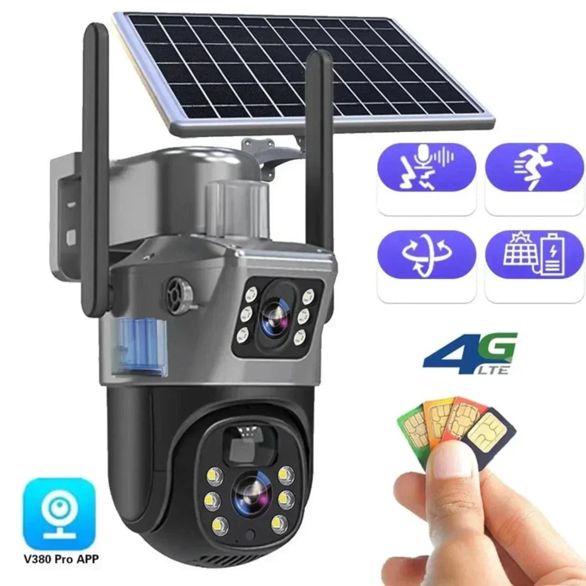 Solar-Powered Wireless Surveillance Camera - Esilora
