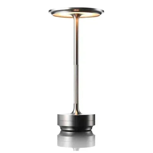 Wireless Dimmable LED Table Lamp — Gold Metal Frame