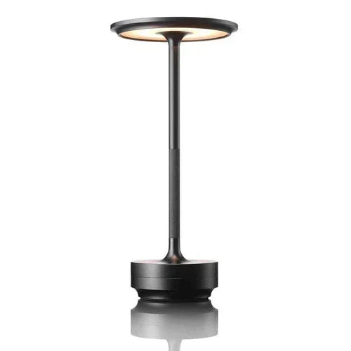 Wireless Dimmable LED Table Lamp — Gold Metal Frame