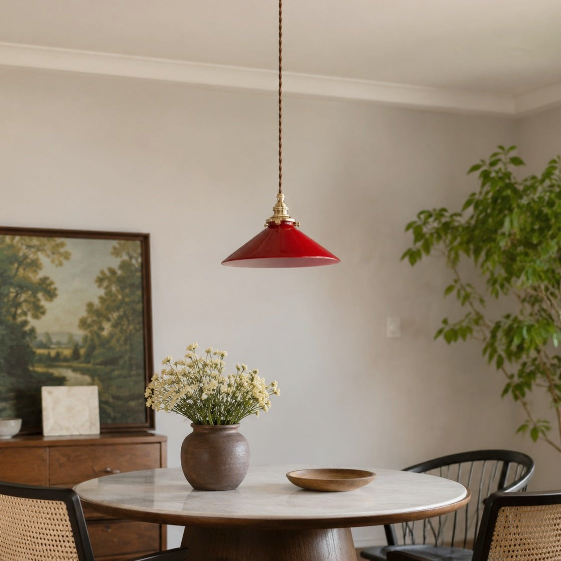 Vintage Glass Pendant Lamp for Kitchen | Esilora