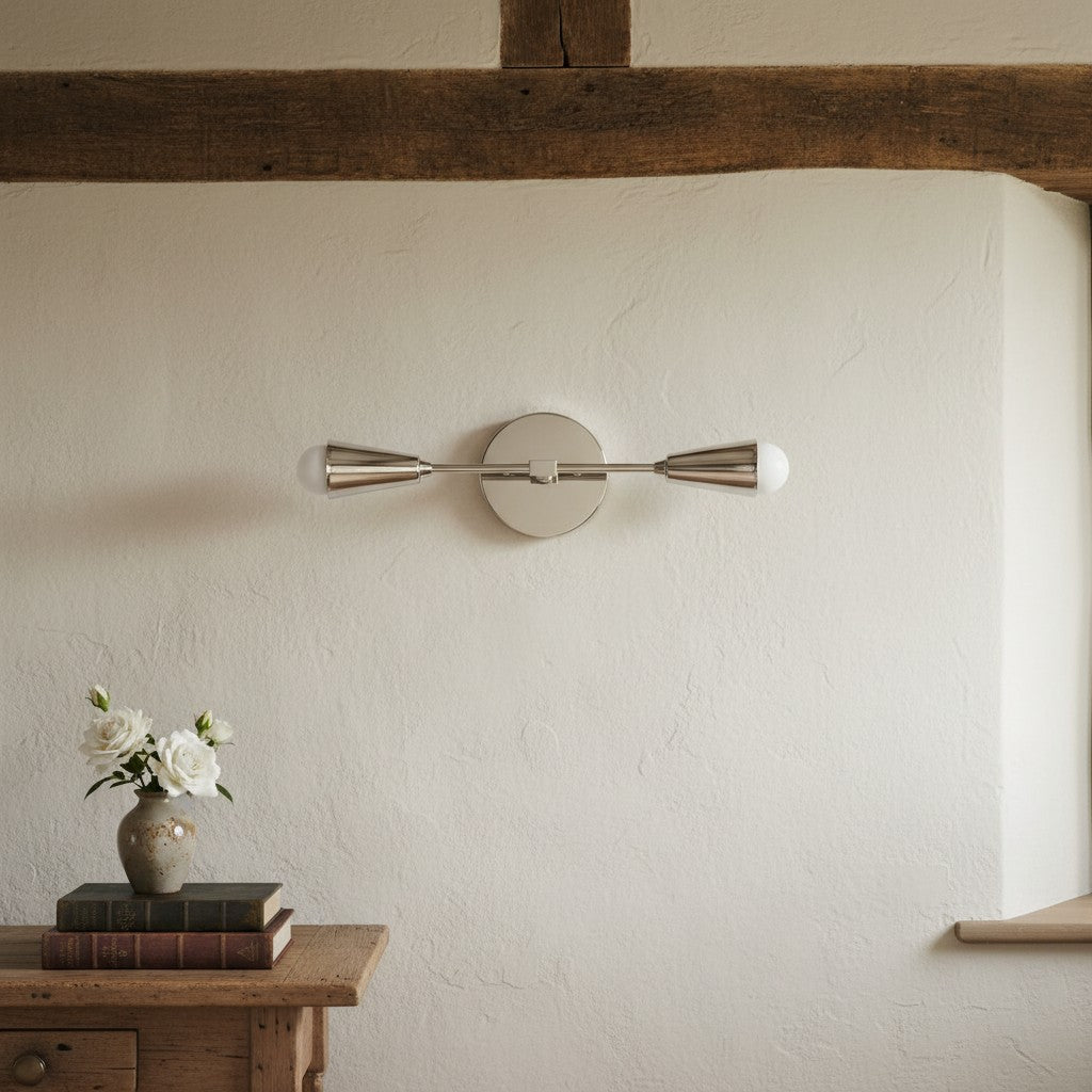 Mobilux Line Sleek Linear Light – Mid-Century Wall Lamp for Hallway | Esilora