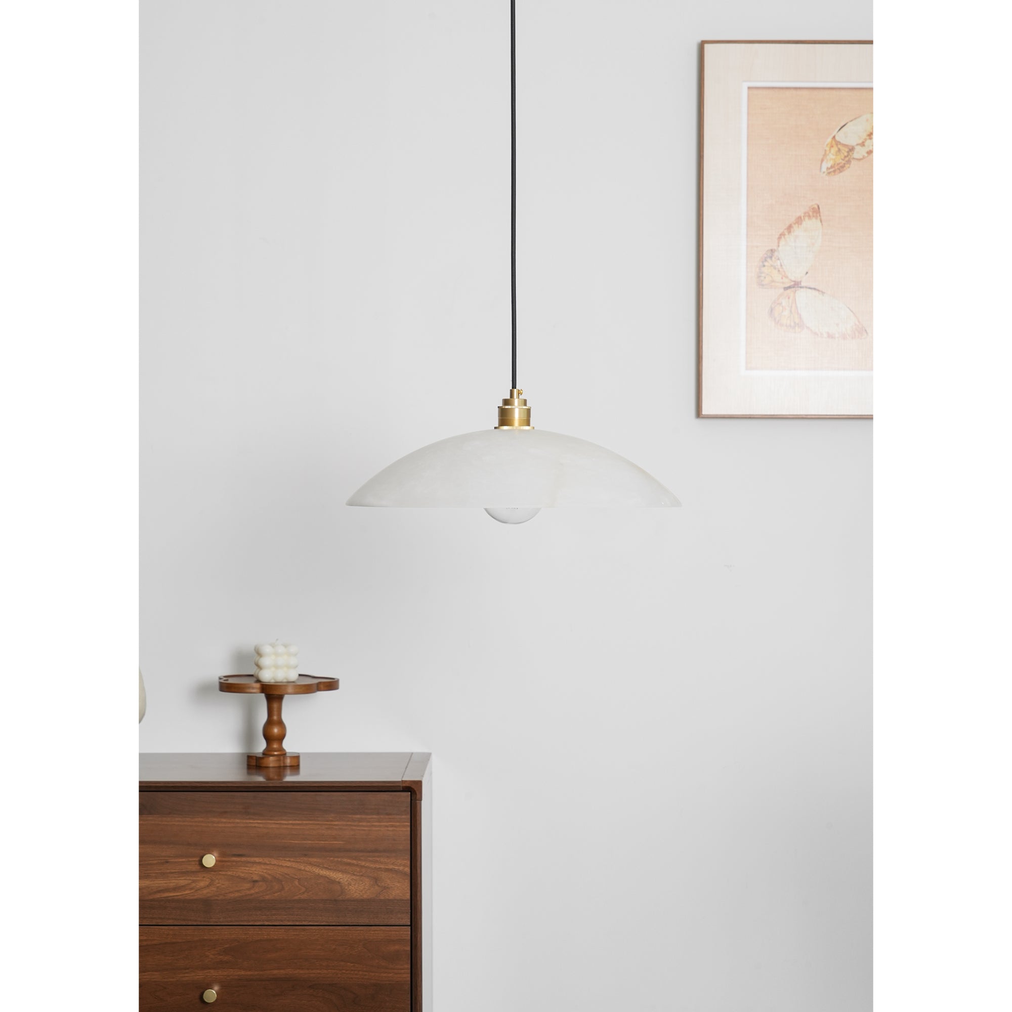 Alabaster Dome Pendant Light | Esilora