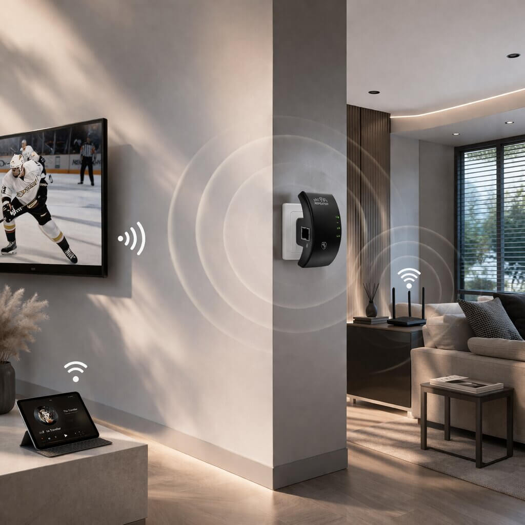 Signal Amplifier | Extended Range | Simple Plug and Play Installation | WiFiora - Esilora