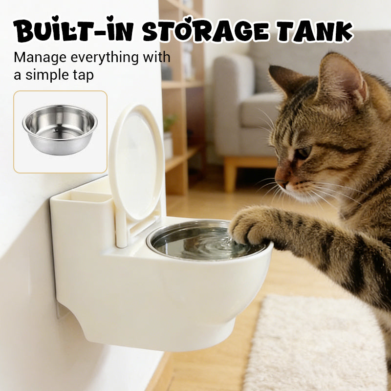 Stylish Cat Food Holder – Transform Mealtime into an Elegant Highlight - Esilora