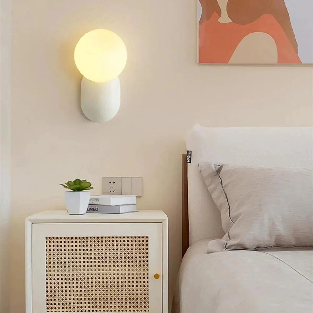 Luma Nordic Glass Orb Wall Light | Esilora
