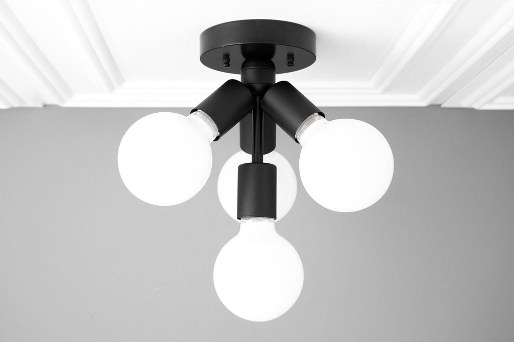 Lampada a plafone elegante Glorica Glass - Design con globo bianco per ambienti contemporanei | Esilora