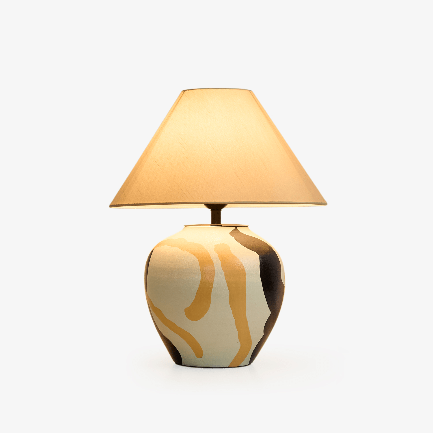 Abstract Pattern Ceramic Table Lamp | Esilora