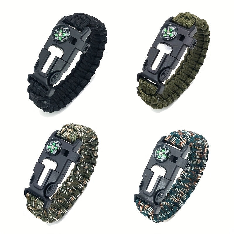 5-in-1 Survival Paracord Bracelet with Emergency Tools