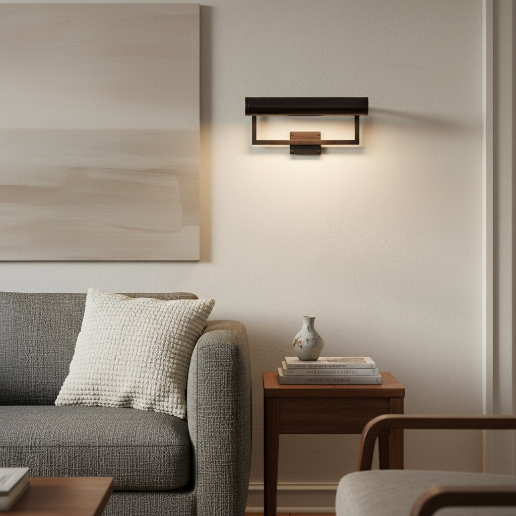 Aurix Picture Light – Sleek Slim Design Wall Lamp Metal Finish for Living Rooms & Galleries | Esilora