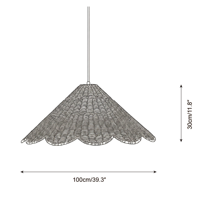 Scallop Pendant Lamp | Esilora