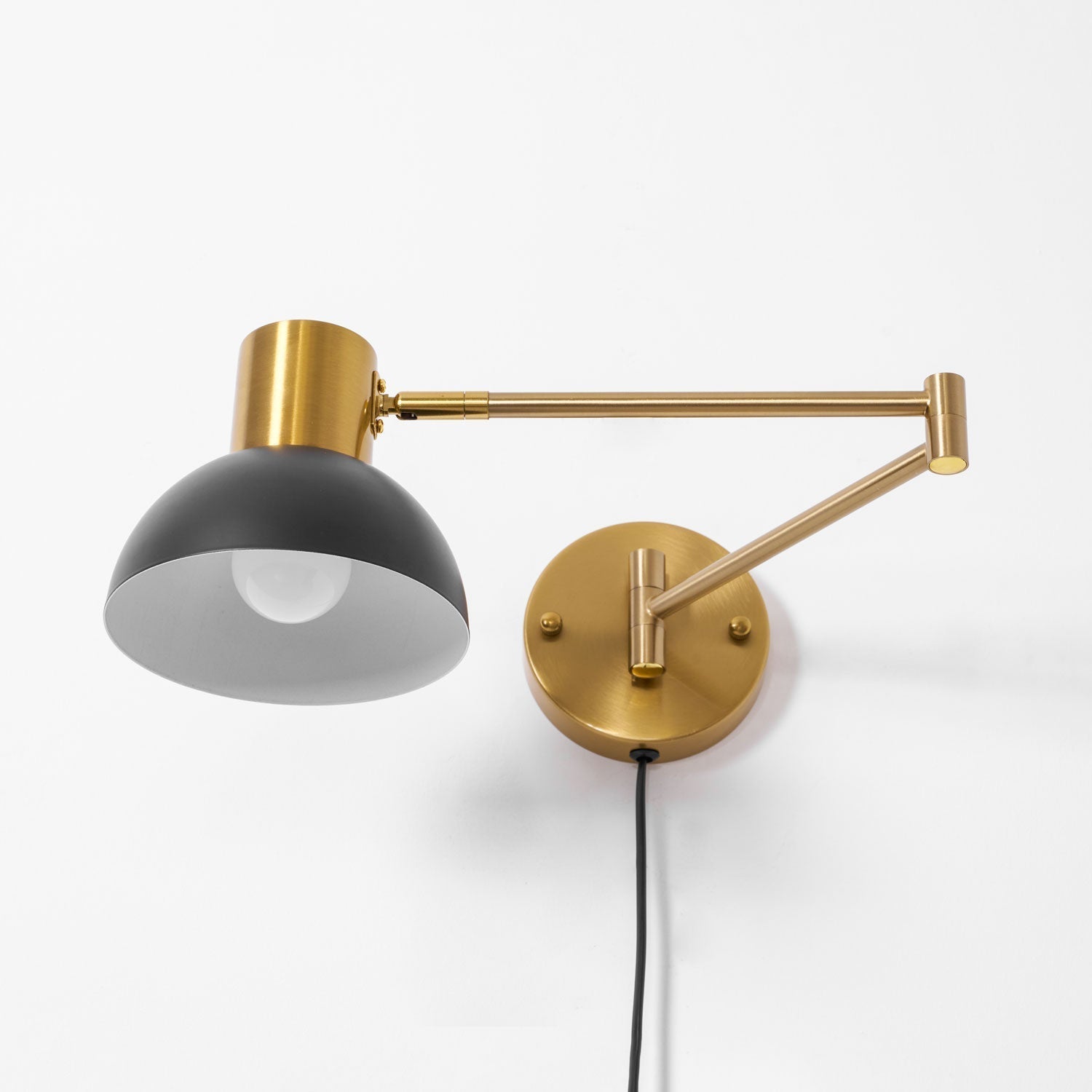 Adjustable Arm Plug In Wall Lamp | Esilora