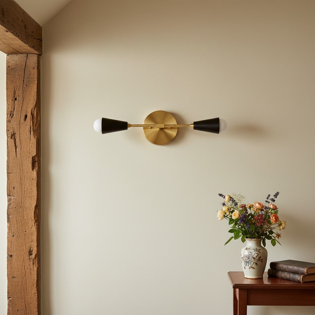 Mobilux Line Sleek Linear Light – Mid-Century Wall Lamp for Hallway | Esilora