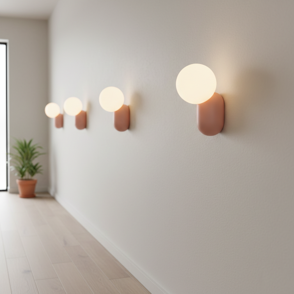 Luma Nordic Glass Orb Wall Light | Esilora