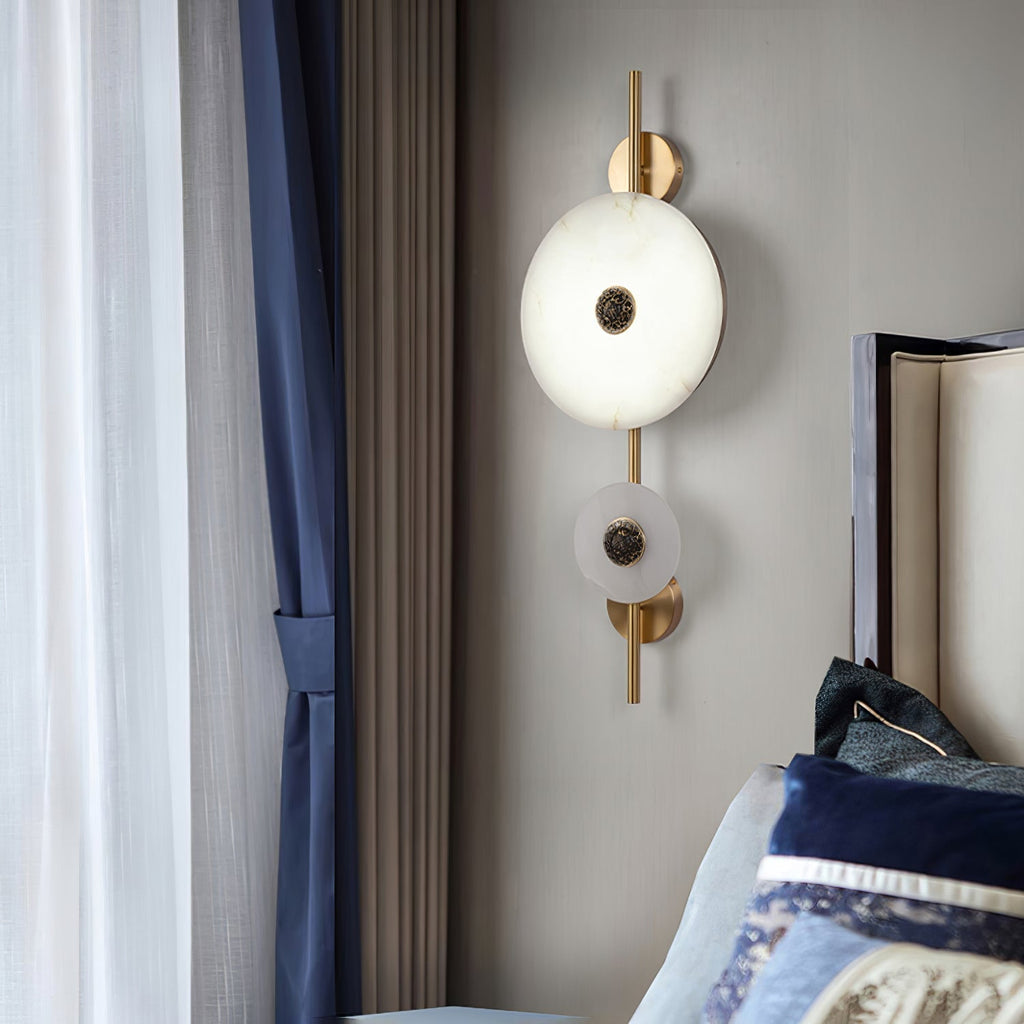Alabaster Eclipse Wall Light | Esilora