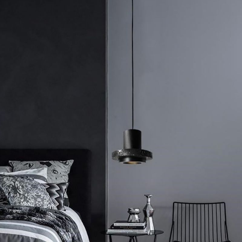 Retro Black Hole Stone Pendant Lamp M36 | Esilora