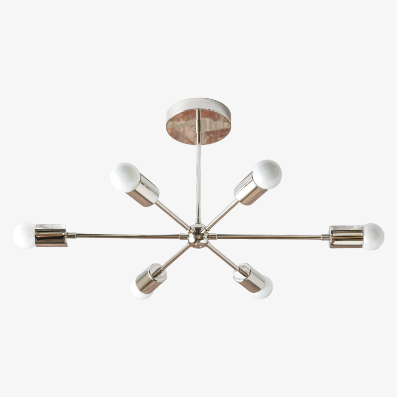 Mobilux Line Mid Century Modern Kronleuchter - 6-flammige Hängeleuchte | Esilora