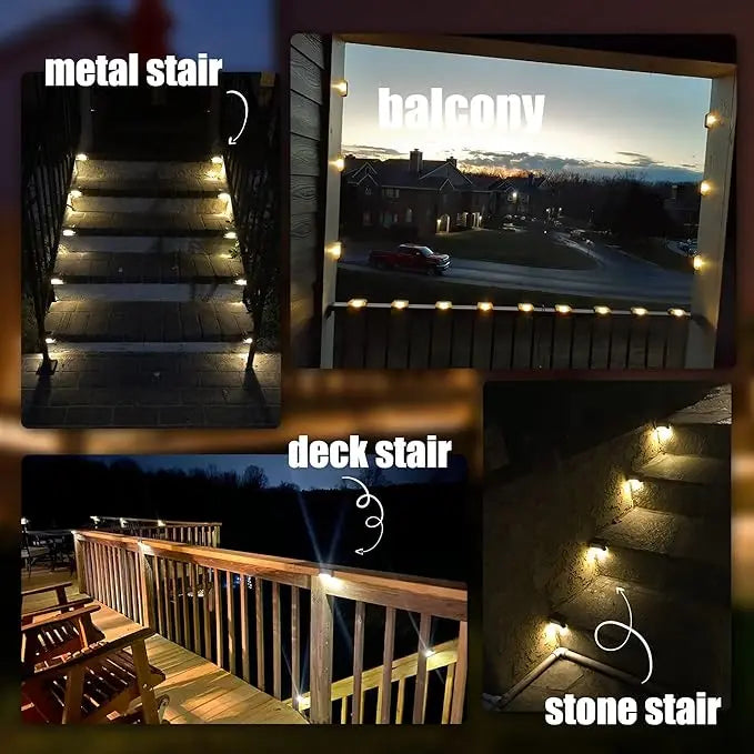 Solar Stair Lights – Automatic Exterior Illumination - Esilora
