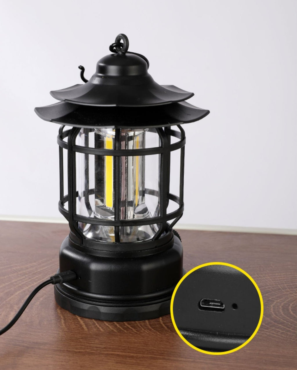 Laterne Outdoor-Camping-Tischlampe (mit integriertem Akku) | Esilora