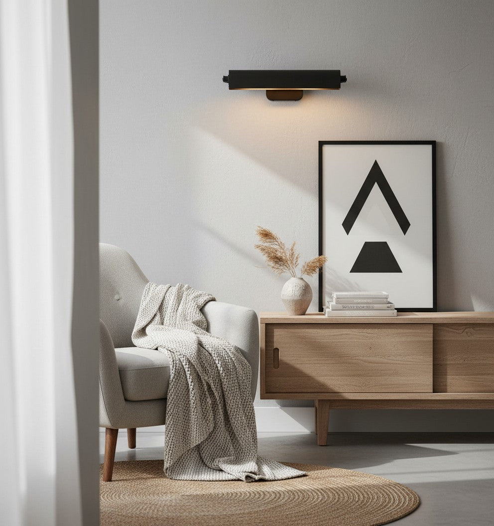 Modo Picture Light Adjustable Swing-Arm Design Classic Art Gallery Light for Wall Art | Esilora