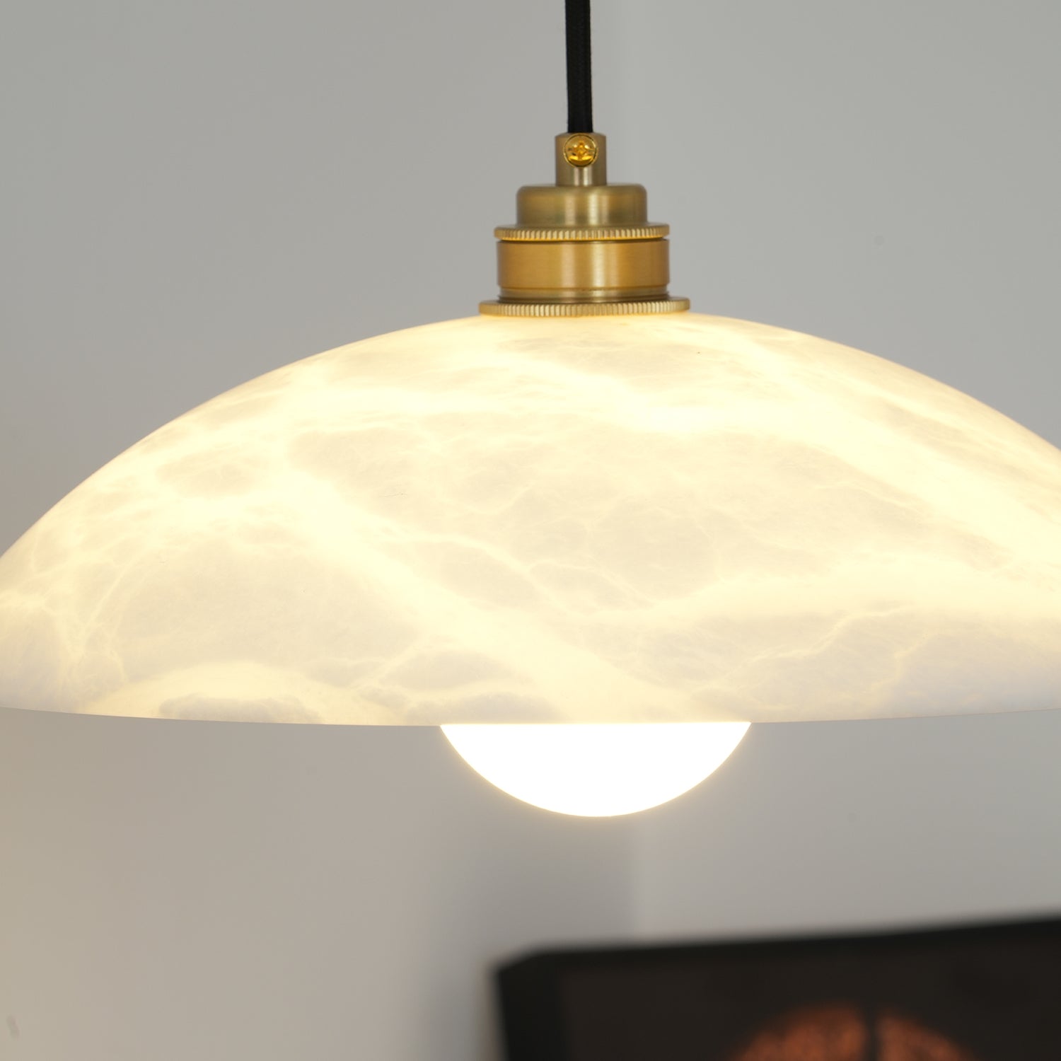 Alabaster Dome Pendant Light | Esilora