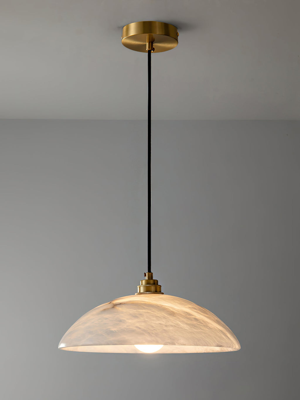 Alabaster Dome Pendant Light | Esilora