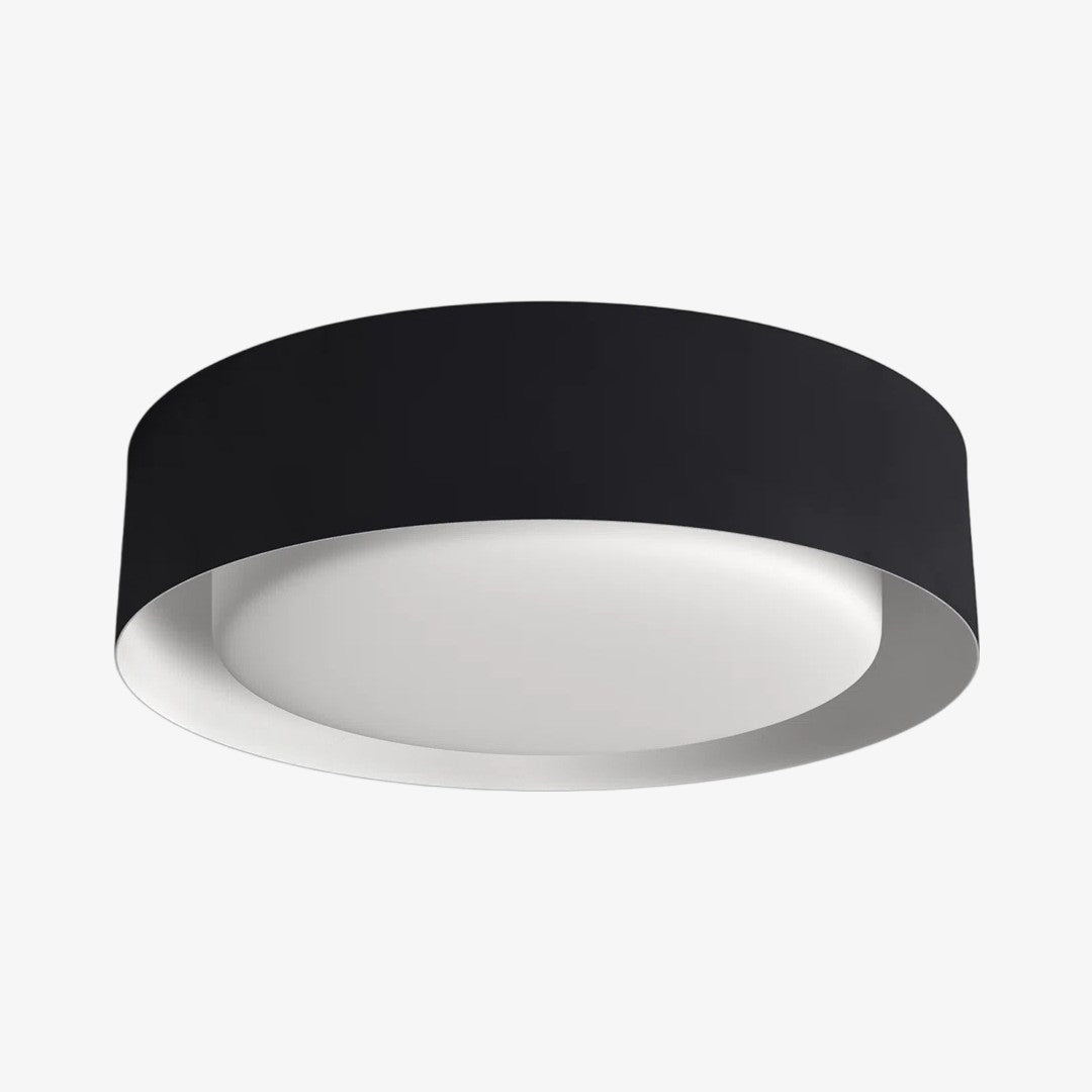 Velcora Contemporary Metal Flush Mount Ceiling Light – Elegant Drum Ceiling Fixture for Bedroom | Esilora
